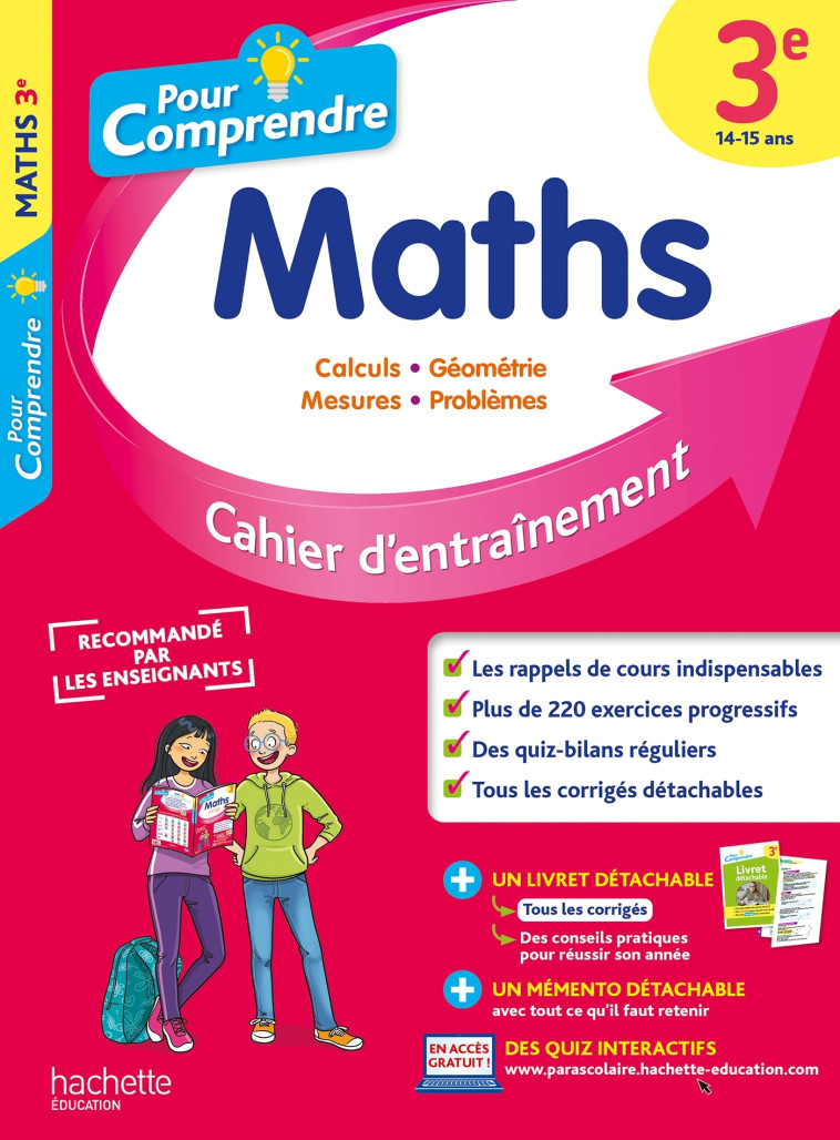 Pour Comprendre Maths 3E - Philippe Rousseau, Nicolas Clamart - HACHETTE EDUC