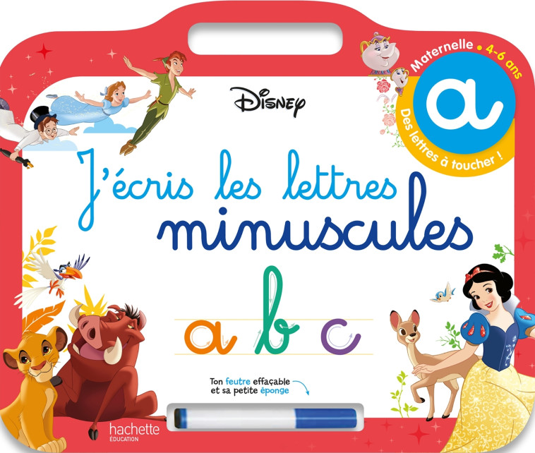 Disney - Les Grands Classiques- Ardoise J'écris les lettres minuscules (4-6 ans) - Hachette Education Hachette Education,  Hachette Education,  Hachette Education - HACHETTE EDUC