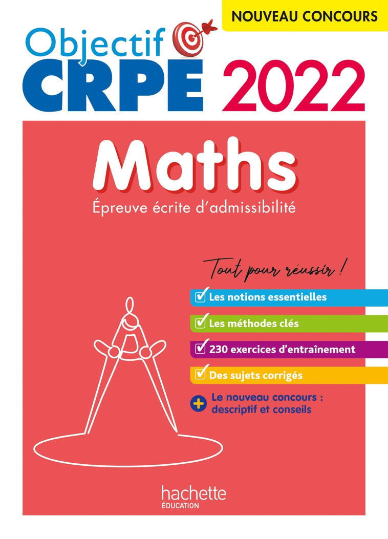 Objectif CRPE 2022 - Maths - épreuve écrite d'admissibilité - Érik Kermorvant, Emmanuelle Servat, Katia Odiot, Joseph Sansonetti, Jean-Christophe Tomasi - HACHETTE EDUC