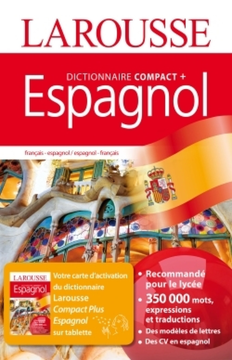 COMPACT PLUS FRANCAIS ESPAGNOL 2 EN 1 -   - LAROUSSE