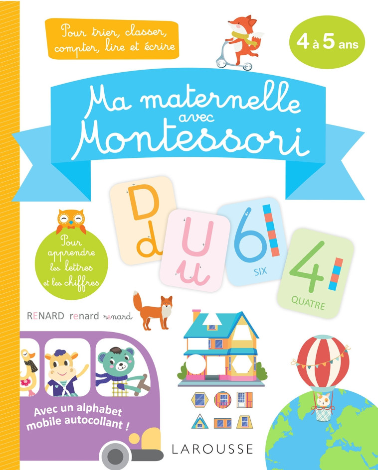 MA MATERNELLE AVEC MONTESSORI, 4-5 ANS -  Collectif - LAROUSSE