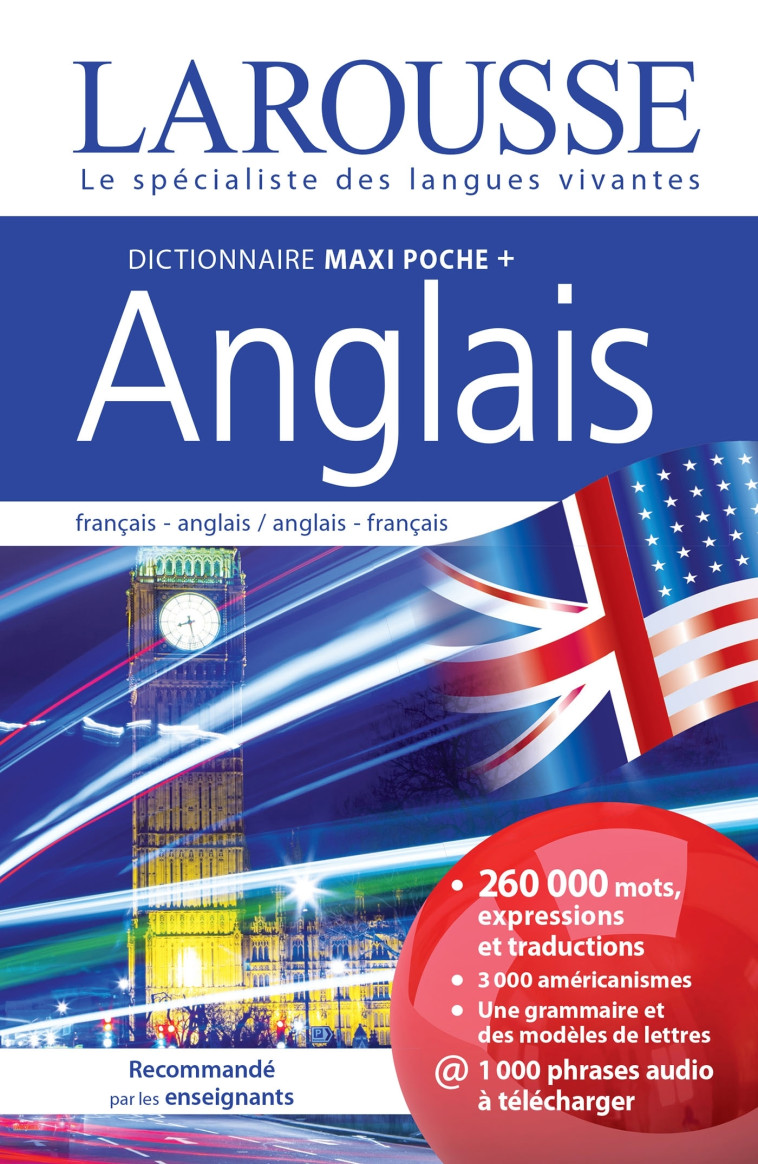 DICTIONNAIRE LAROUSSE MAXI POCHE PLUS ANGLAIS -   - LAROUSSE