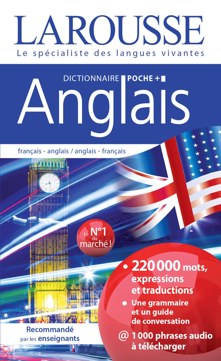 LAROUSSE DICTIONNAIRE POCHE PLUS ANGLAIS -   - LAROUSSE