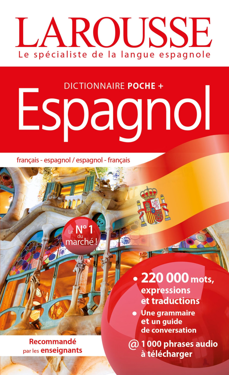 DICTIONNAIRE LAROUSSE POCHE PLUS ESPAGNOL -   - LAROUSSE