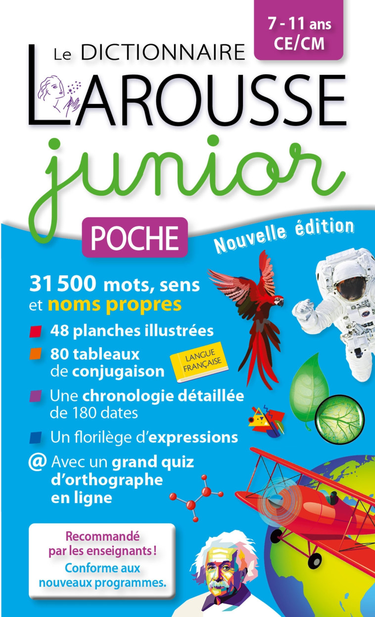 DICTIONNAIRE LAROUSSE JUNIOR POCHE -  Collectif - LAROUSSE