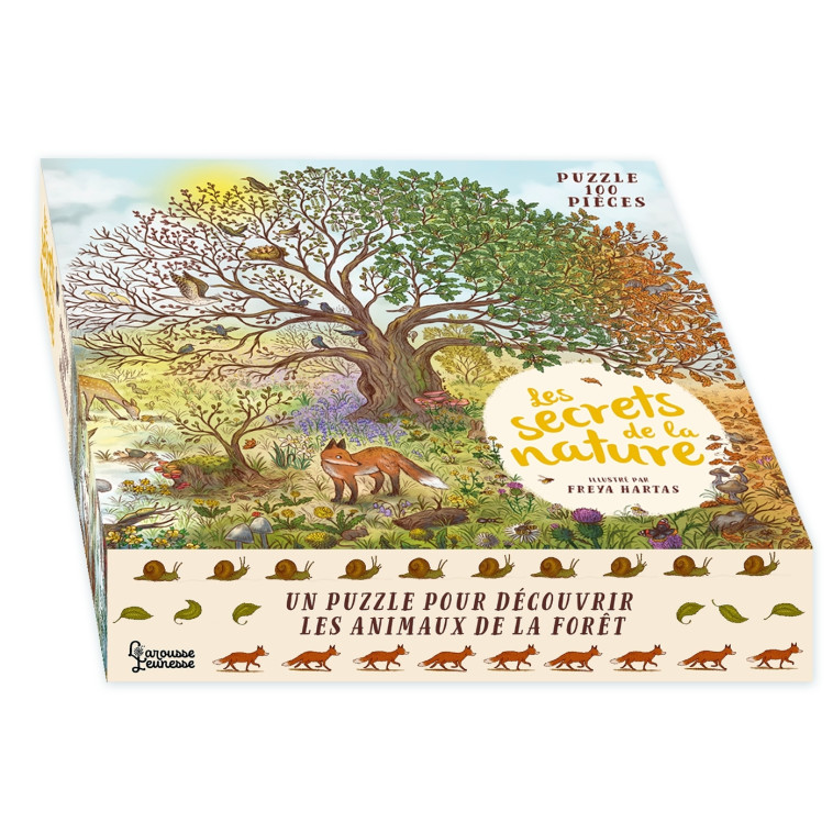 PUZZLE LES SECRETS DE LA NATURE - Hartas Freya - LAROUSSE