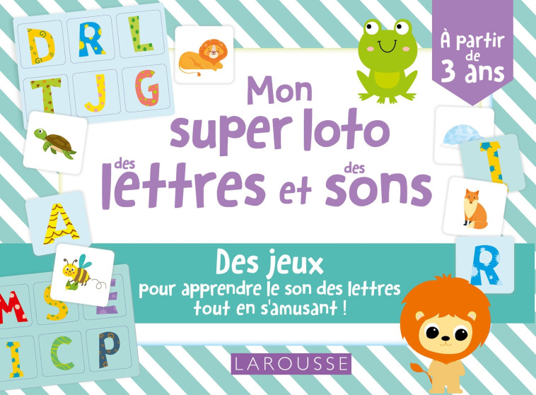 MON SUPER LOTO DES LETTRES ET DES SONS -  Collectif - LAROUSSE