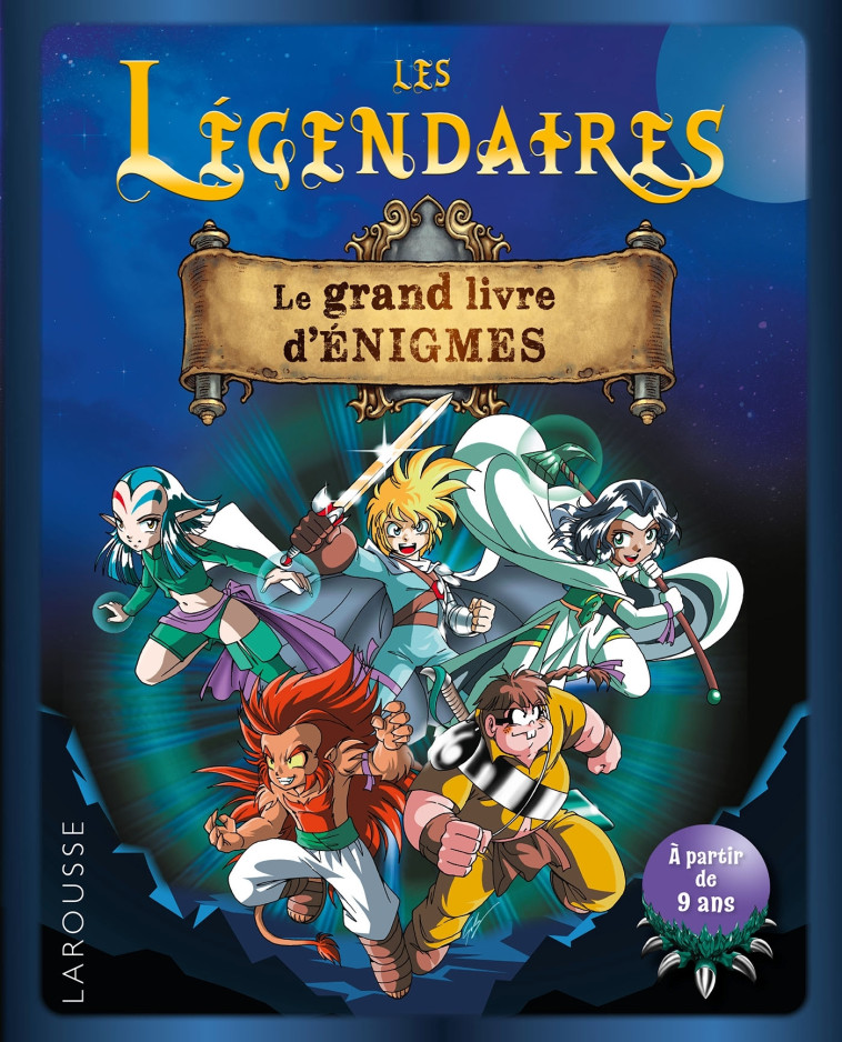 LES LEGENDAIRES LE GRAND LIVRE D-ENIGMES - Aurore Meyer - LAROUSSE