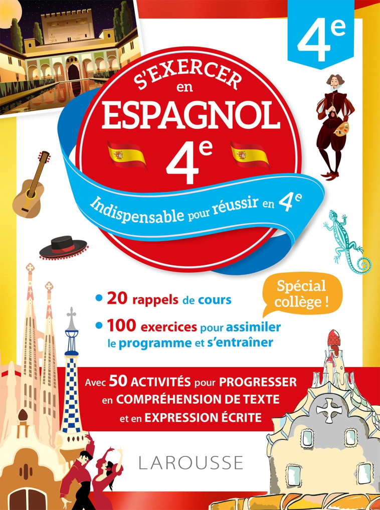 CAHIER LAROUSSE ESPAGNOL 4E -  Collectif - LAROUSSE