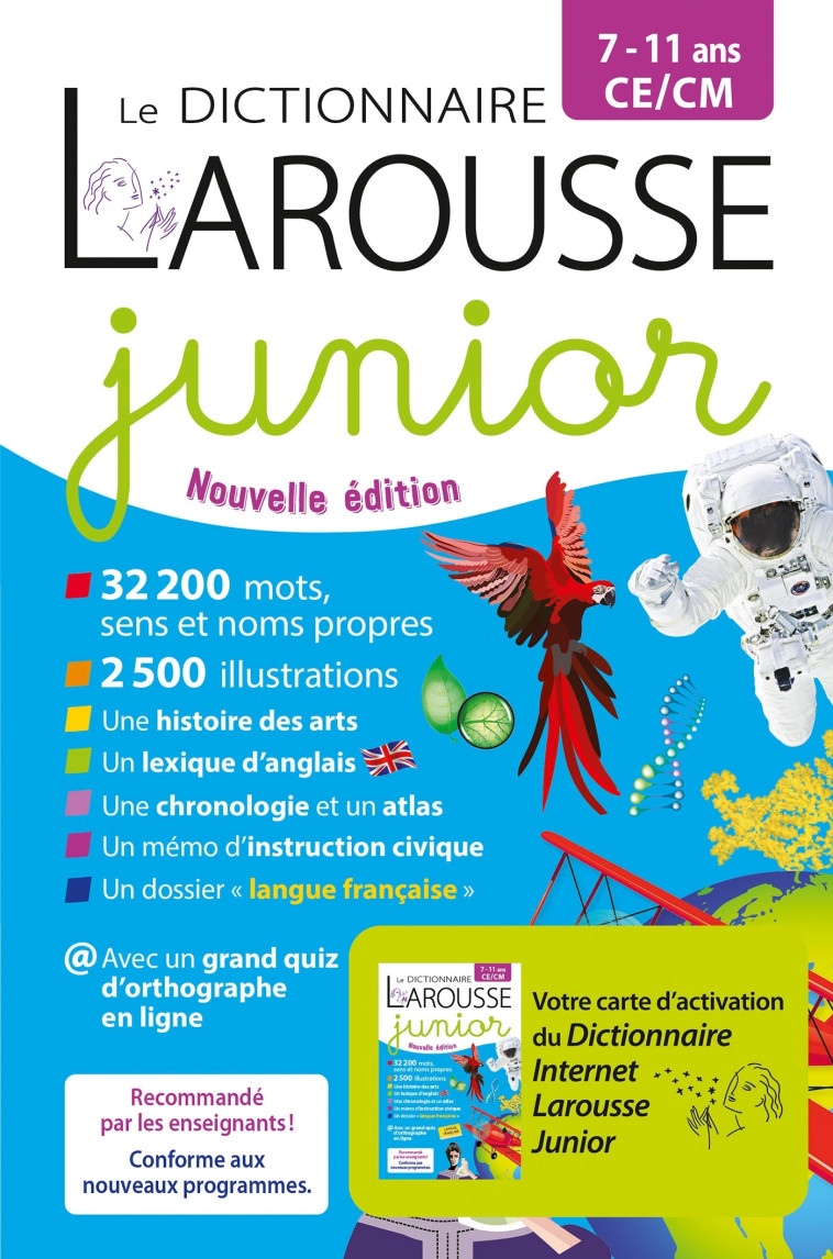 DICTIONNAIRE JUNIOR BIMEDIA -  Collectif - LAROUSSE