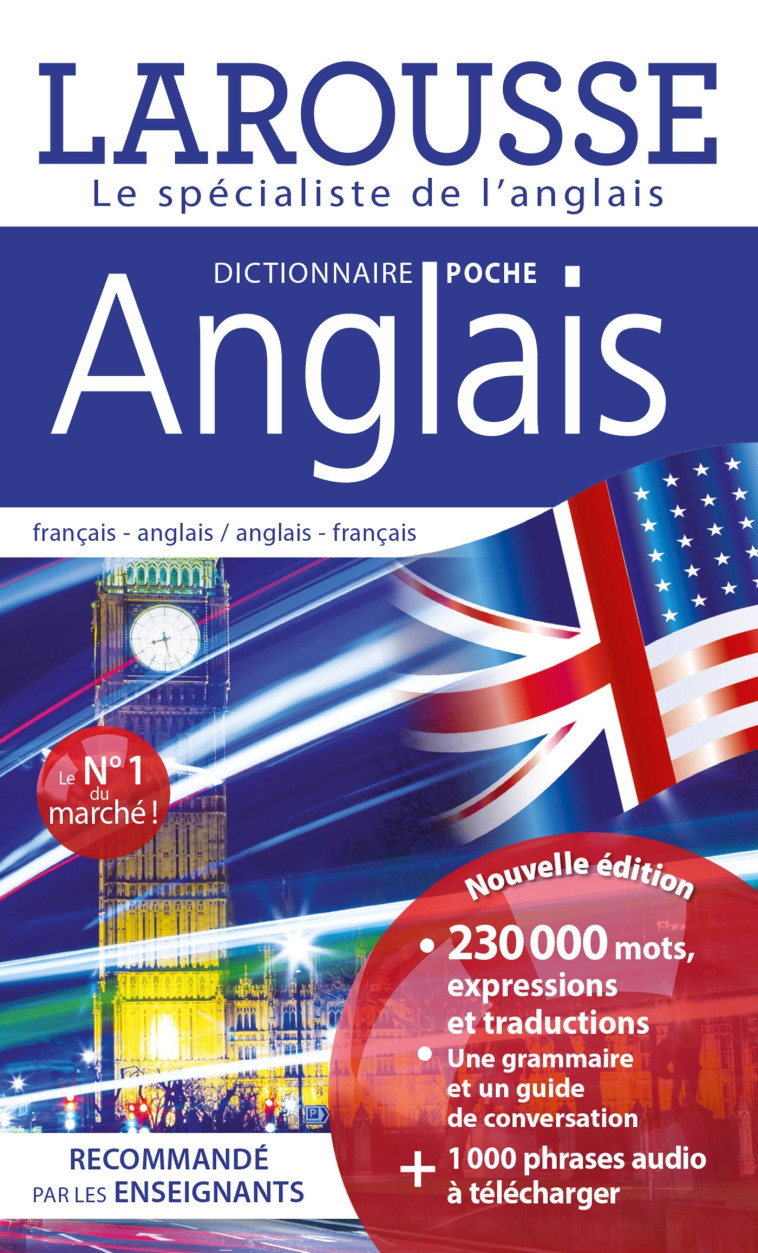 DICTIONNAIRE LAROUSSE POCHE ANGLAIS -   - LAROUSSE