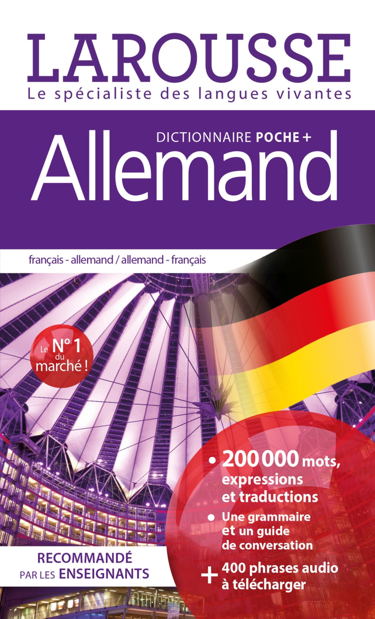 DICTIONNAIRE LAROUSSE POCHE PLUS ALLEMAND -   - LAROUSSE