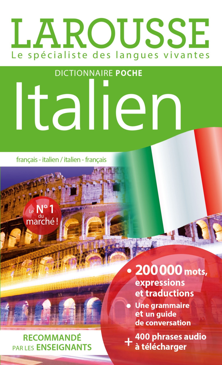 DICTIONNAIRE LAROUSSE POCHE ITALIEN -   - LAROUSSE