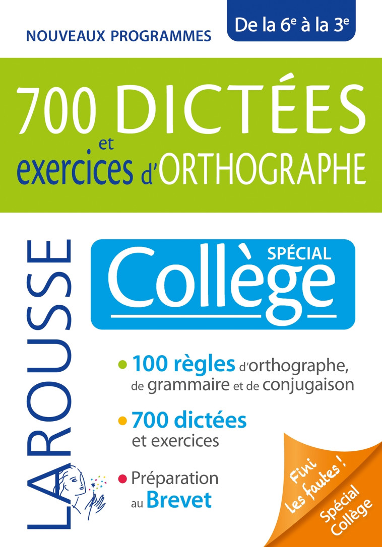 700 DICTEES ET EXERCICES D-ORTHOGRAPHE, SPECIAL COLLEGE - André Vulin - LAROUSSE