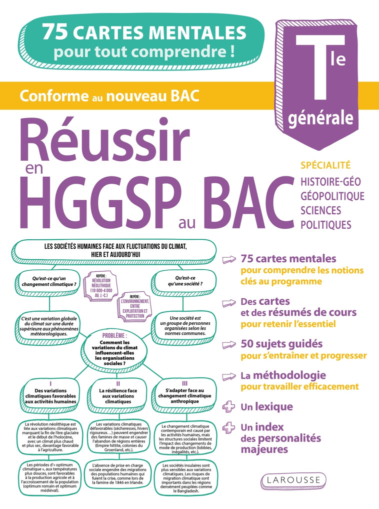 Réussir en HGGSP au Bac en cartes mentales -  Collectif, Arthur Guezengar - LAROUSSE