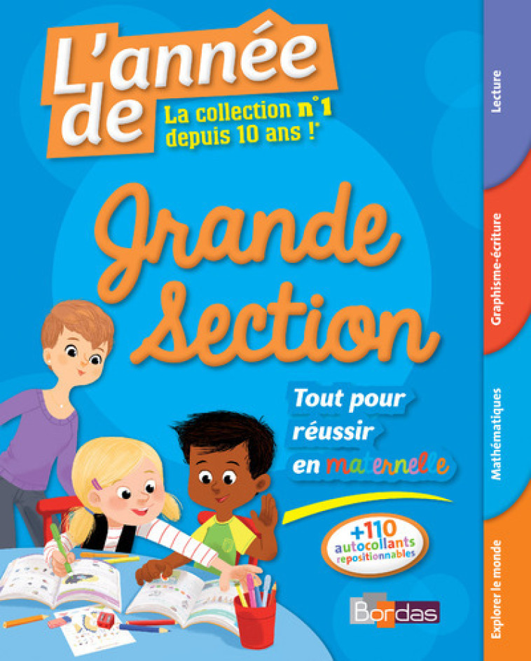 L-ANNEE DE GRANDE SECTION - TOUT POUR REUSSIR EN MATERNELLE 5-6 ANS - GRANDCOIN-JOLY/SPITZ - BORDAS