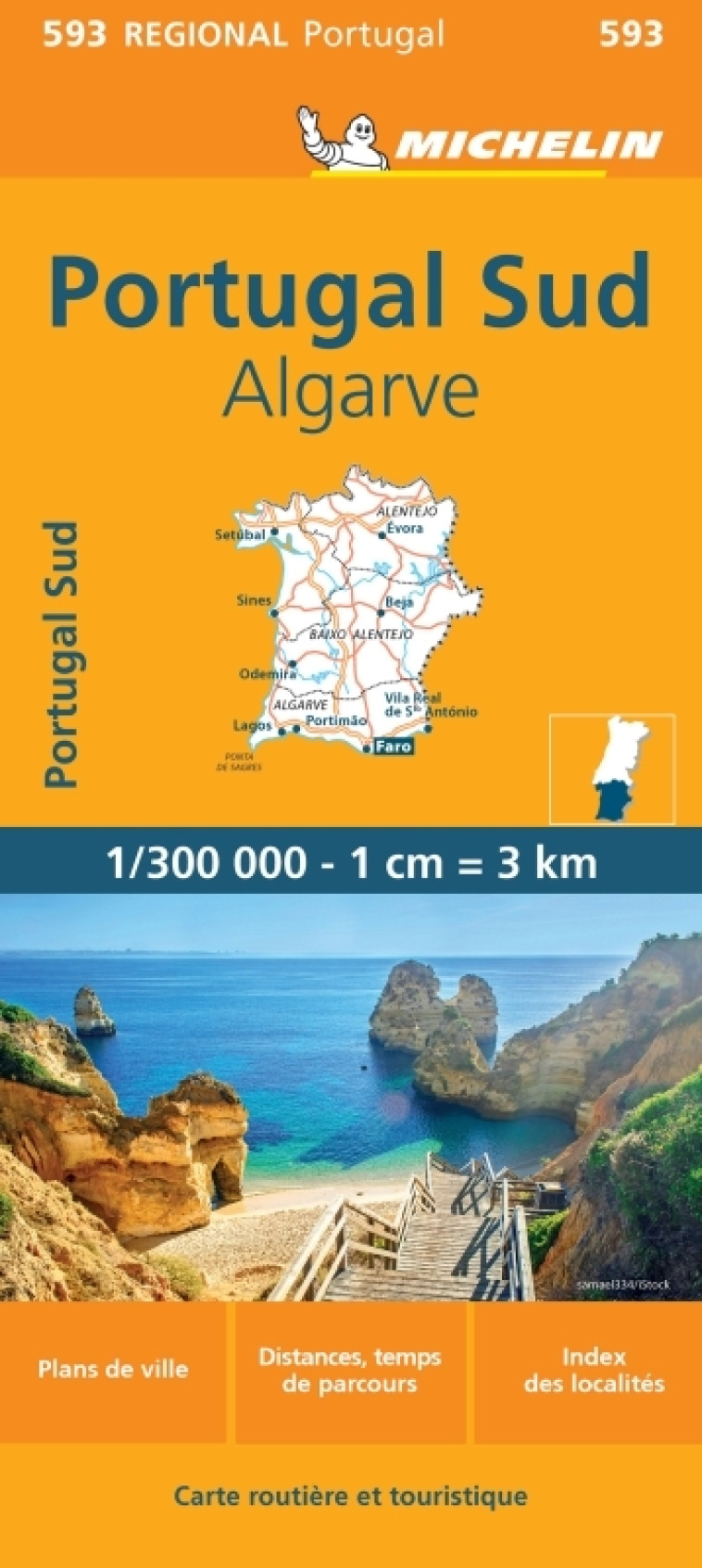 Carte Régionale Portugal Sud : Algarve - XXX - MICHELIN