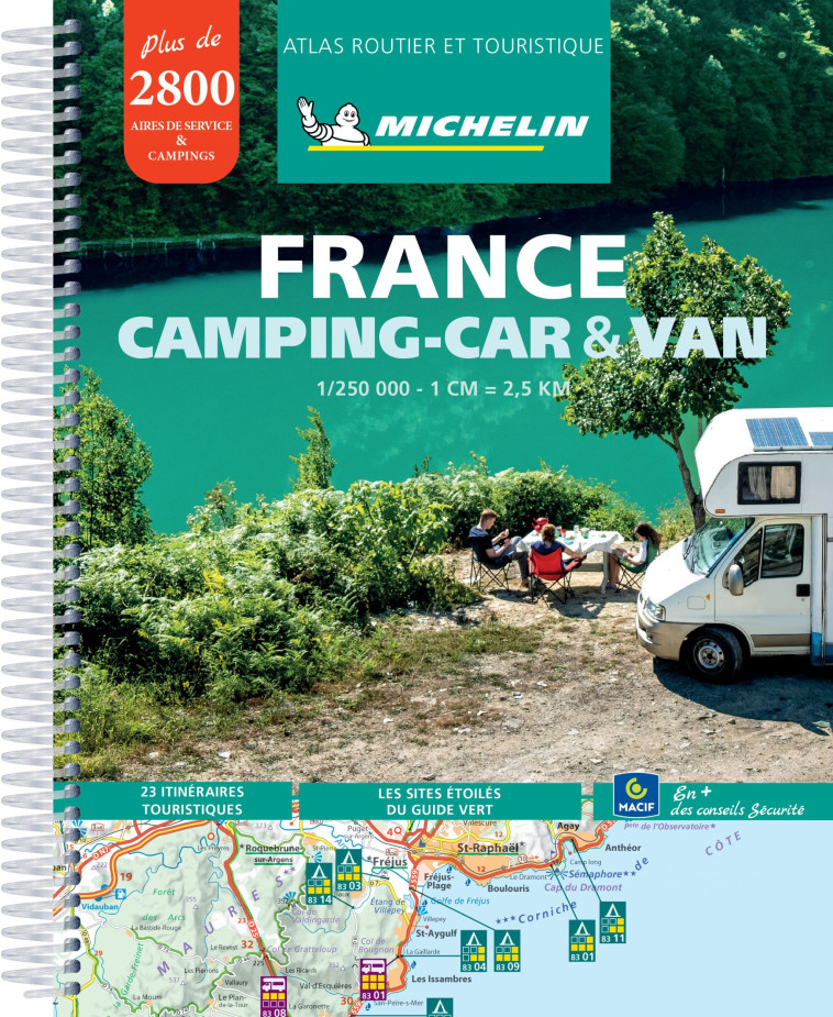 Atlas France Camping-car & van (A4 - Spirale) - XXX - MICHELIN