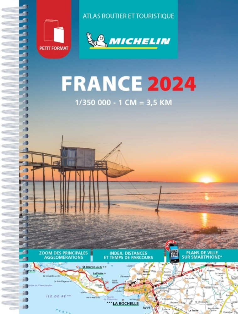 Atlas Routier France 2024 (Petit Format - Spiral) - XXX - MICHELIN