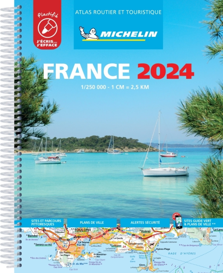 Atlas France 2024 (A4 - Plastifié) - XXX - MICHELIN