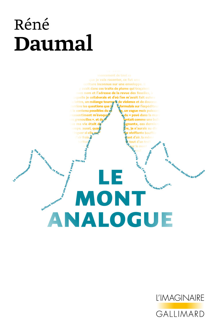 LE MONT ANALOGUE - René DAUMAL - GALLIMARD