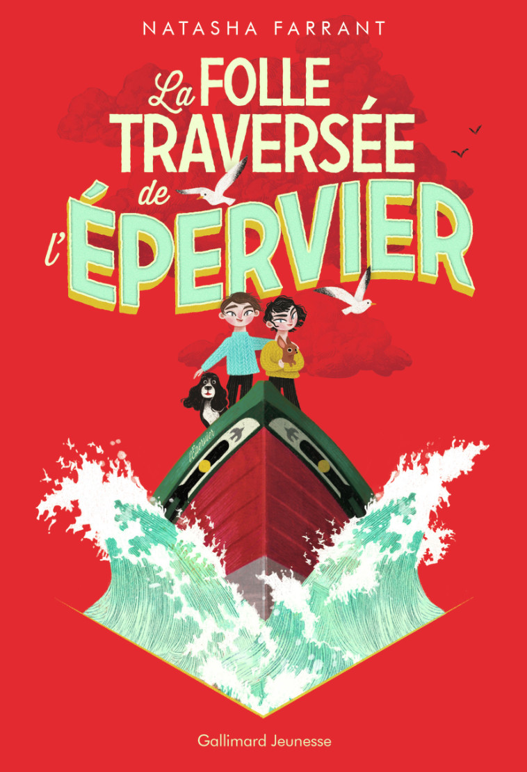 La folle traversée de l'épervier - Natasha Farrant, Marie Leymarie, Natasha Farrant, Marie Leymarie - GALLIMARD JEUNE