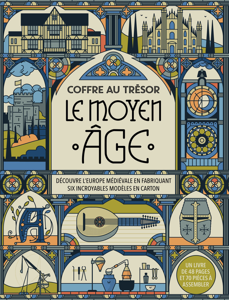 Coffre au trésor - Moyen Âge - Nancy Dickmann, Studio Muti, Marion Richaud - GALLIMARD JEUNE