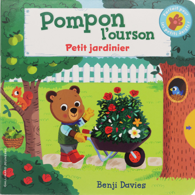 Pompon l'ourson : Petit jardinier -  BENJI DAVIES, Benji Davies,  Gallimard Jeunesse - GALLIMARD JEUNE