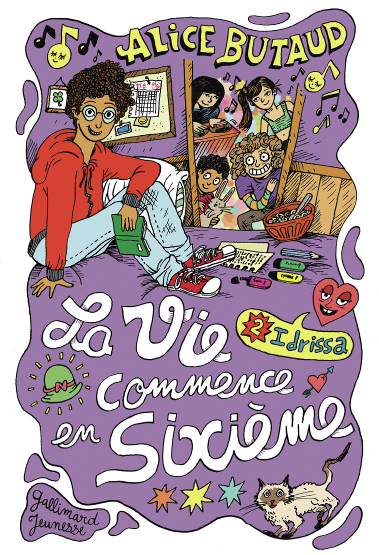 La vie commence en sixième - Alice Butaud, Lisa Chetteau, Alice Butaud, Lisa Chetteau - GALLIMARD JEUNE