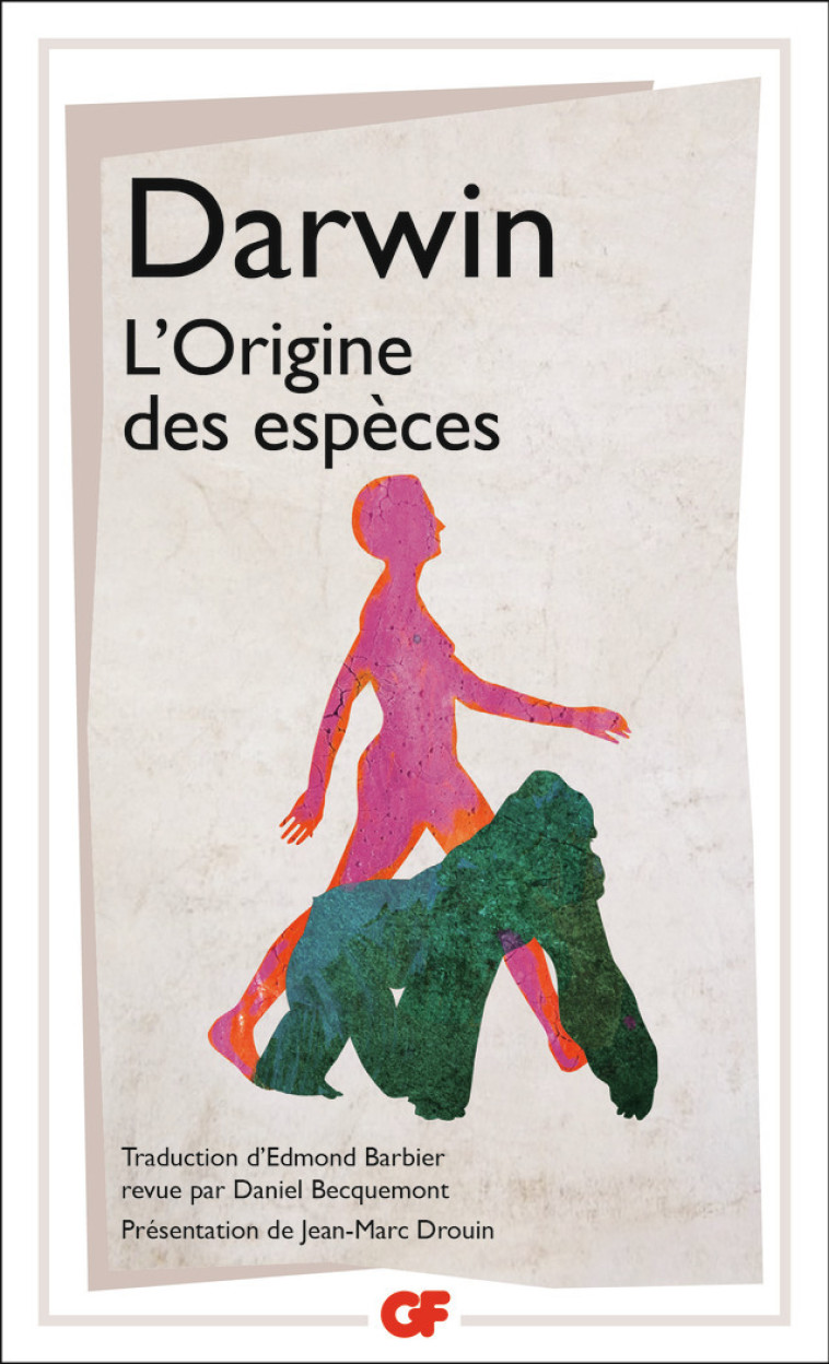 L'Origine des espèces - Charles Darwin, Jean-Marc Drouin, Edmond Barbier - FLAMMARION