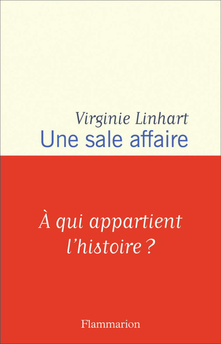 Une sale affaire - Virginie Linhart - FLAMMARION