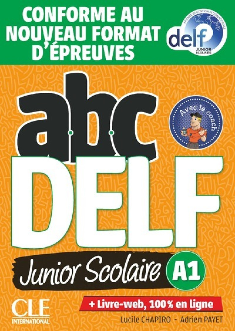 Delf Junior niv.A1 + livret + CD nelle édition - Lucile Chapiro, Adrien Payet - CLE INTERNAT