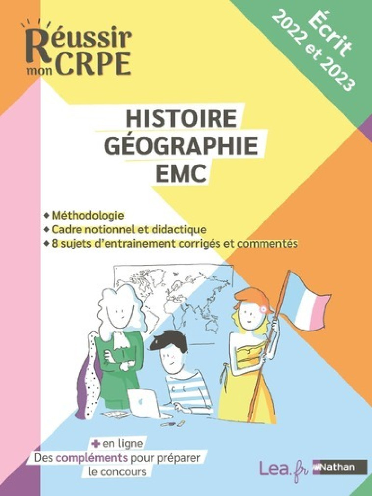 Épreuve écrite d'application Histoire Géographie EMC - Concours 2022 et 2023 - Séverine Fix-Lemaire, Léo Lecardonnel, Bertrand Pleven - NATHAN