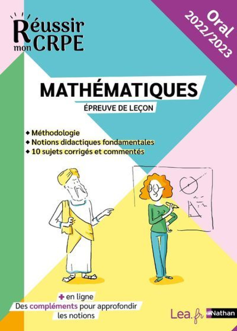 Réussir le concours : épreuve orale - leçon Mathématiques - 2022 - Daniel Motteau, Claude Jegaden - NATHAN