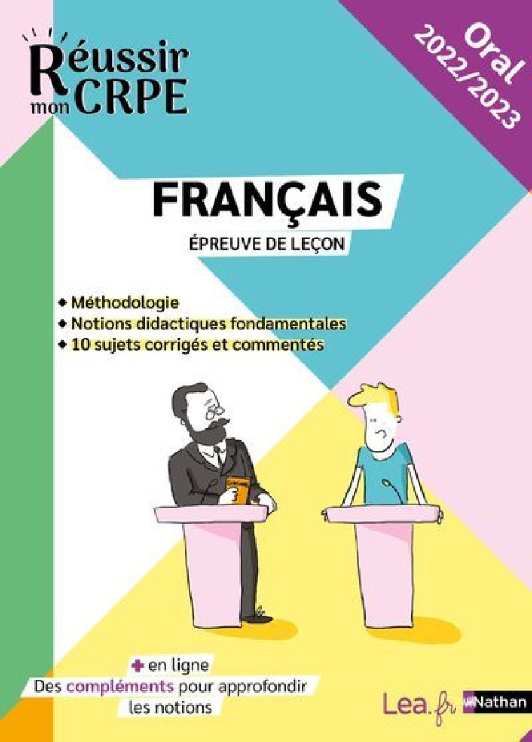 Français Oral - Epreuve de leçon - Oral 2022 et 2023 - Anne-Rozenn Morel, Sylvie Méric-Pons - NATHAN