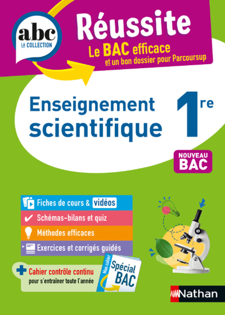 ABC Réussite Enseignement Scientifique 1re - Christian Camara, Claudine Gaston, Karine Marteau-Bazouni - NATHAN