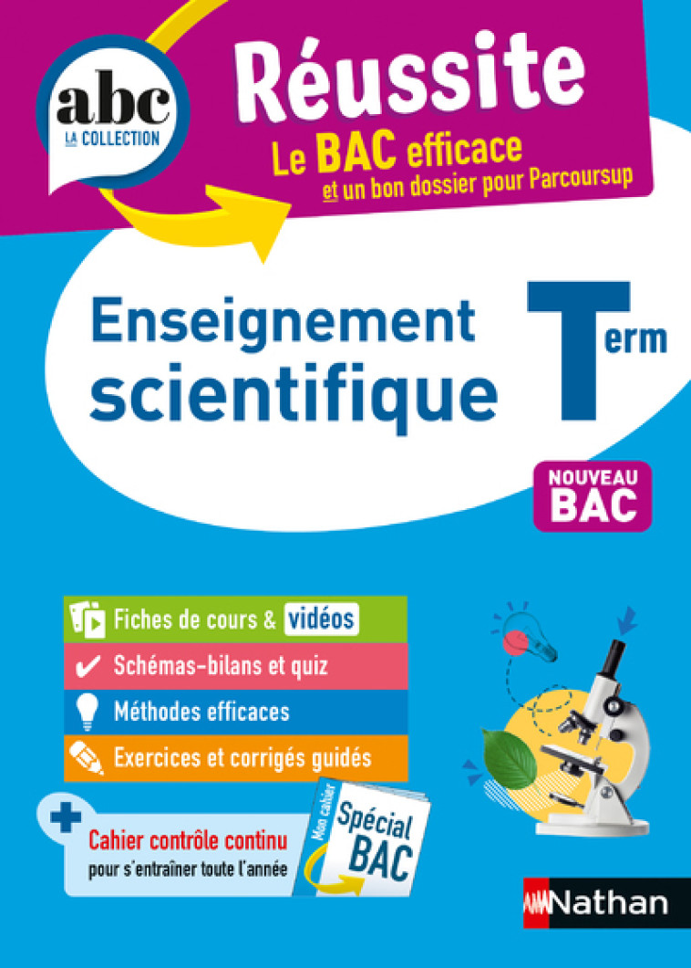 ABC du BAC Réussite Enseignement Scientifique Terminale - Karine Marteau-Bazouni, Christian Camara, Claudine Gaston - NATHAN