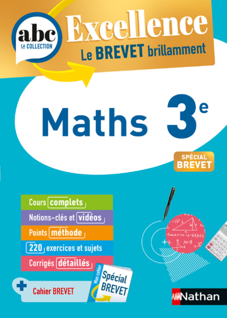 ABC Excellence 3e - Maths - Carole Feugère, Gilles Mora, Carole Feugère, Gilles Mora - NATHAN