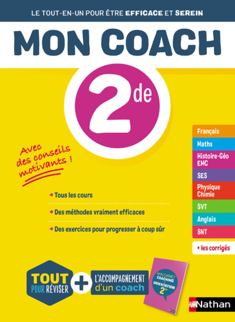 Mon Coach 2de - Alain Rajot, Pierre-Antoine Desrousseaux, Ghislaine Zaneboni, Françoise Cahen, Garance Kutukdjian, Johann Protais, Evelyne Soumah, Fredéric Fouletier, Pascal Jezequel, Cécile Vidil, Garance Ouazine, Olivier Doerler, Claudine Gaston, Christ