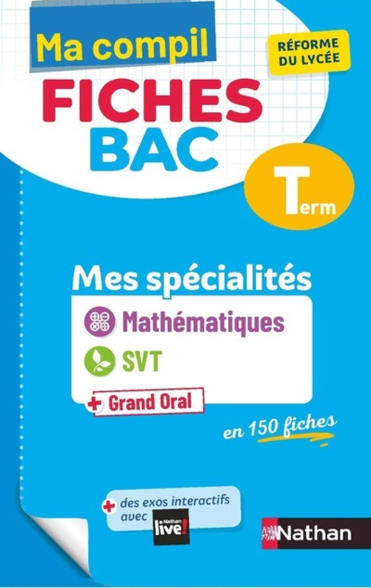 Compil Fiches Maths - SVT - Term. - Pierre-Antoine Desrousseaux, Christian Camara, Olivier Jaoui, Pierre-Antoine Desrousseaux, Christian Camara, Olivier Jaoui - NATHAN