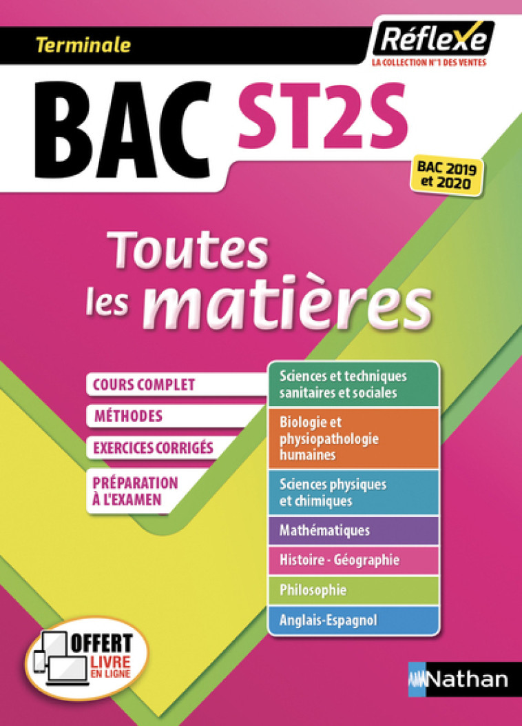 Sciences et technologies de la santé et du social Terminale BAC ST2S (Toutes matières Réflexe N5) 18 - Collectif Collectif - NATHAN