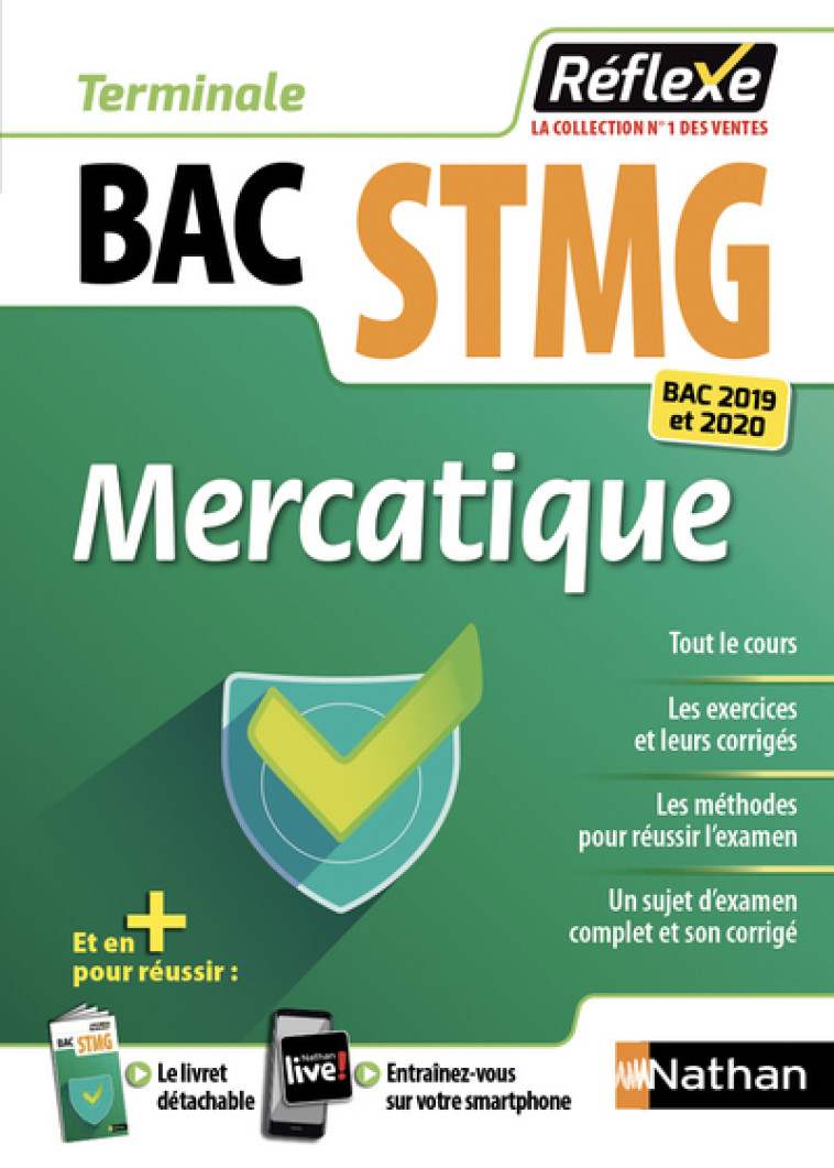 Mercatique - Terminale STMG (Guie réflexe n°91) 2018 - Sylvie Bertrand-Ely, Myriam Manzano, Pascale Stoupy - NATHAN