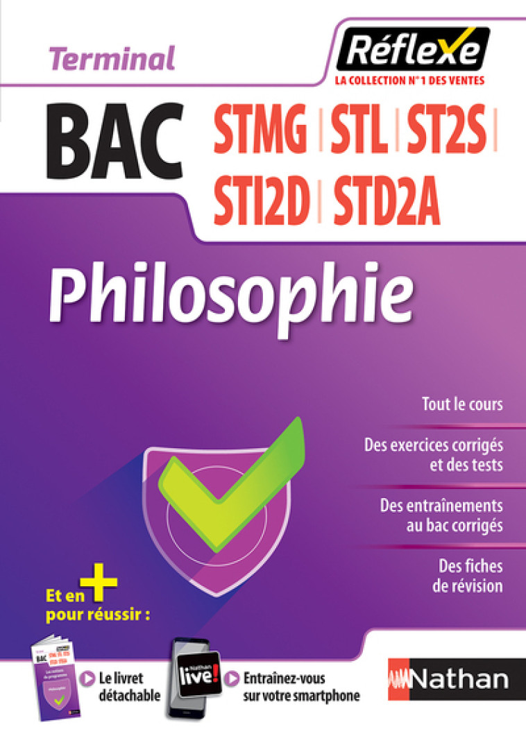 Philosophie - Term STMG-ST2S-STI2D-STL-STD2A (Guide Réflexe N64) - 2018 - Claude Bouthier, Patrice Rosenberg, Jean-Paul Salle - NATHAN