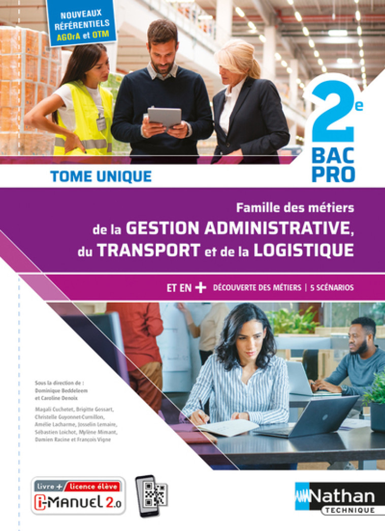 Famille des métiers de la Gestion administrative du transport de la logist. 2e Bpro Livre+lic élève - Dominique Beddeleem, Caroline Denoix, Anne Bulle, Magali Cuchetet, Brigitte Gossart, Delphine Guignard, Christelle Guyonnet-Curnillon, Amelie Lacharme, J