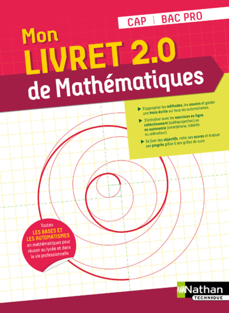 Mon livret 2.0 de mathématiques - CAP/Bac pro - Elève 2021 - Jessica Estevez-Brienne, Laetitia Fortin - NATHAN