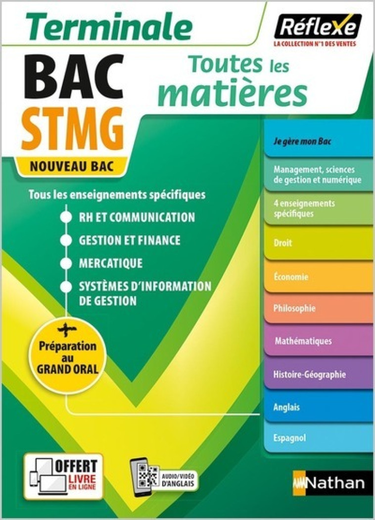 Toutes les matières STMG Terminale - Réflexe N°24 2021 - Tome 24 - Jean-Louis Carnat, Claire Delarocque, Eric Favro, Véronique Gaubert-Dereux, Gaelle Girault, Mathilde Irollo, David Lafolie, Xavier Le Ven, Patrick Mercati, Sophie Ortolan, Emmanuelle Sarda