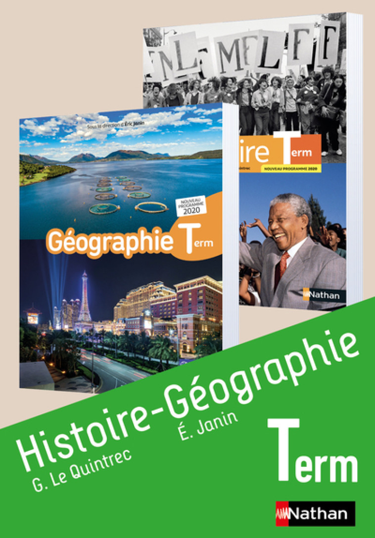 Compil Histoire-Géographie Le Quintrec Term - Manuel 2020 - Caroline Barcellini, Mathias Burge, Léo Cayeux, Valentin Cheméry, Sylvain Delpeut, Defendin Detard, Juliette Hanrot, Florian Louis, Guillaume Le Quintrec, Alice Milor, Éric Janin, Patrick Marques