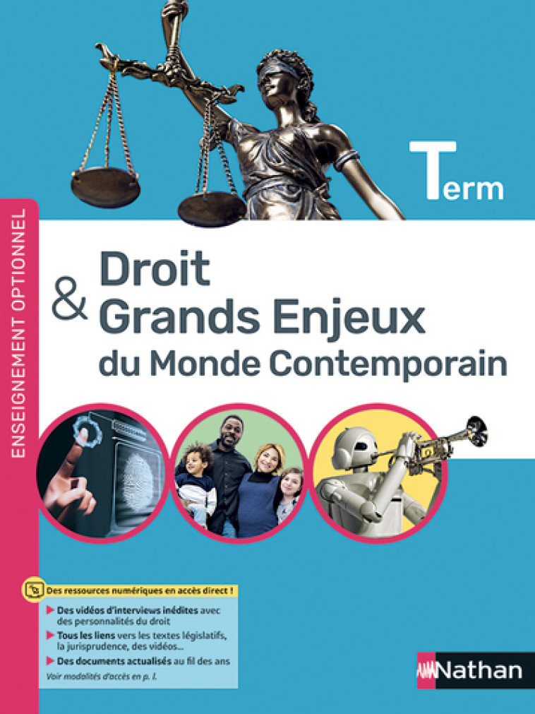 Droit et grands enjeux du monde contemporain - Terminale - Manuel - 2021 - Bénédicte Fauvarque-Cosson, Aline Beilin, Hugo Drapier, Etienne Scharr, François Ancel, Anne-Marie Hazard-Tourillon, Thomas Andrieu, Florence Bellivier, Alain Bénabent, Henri Bourg