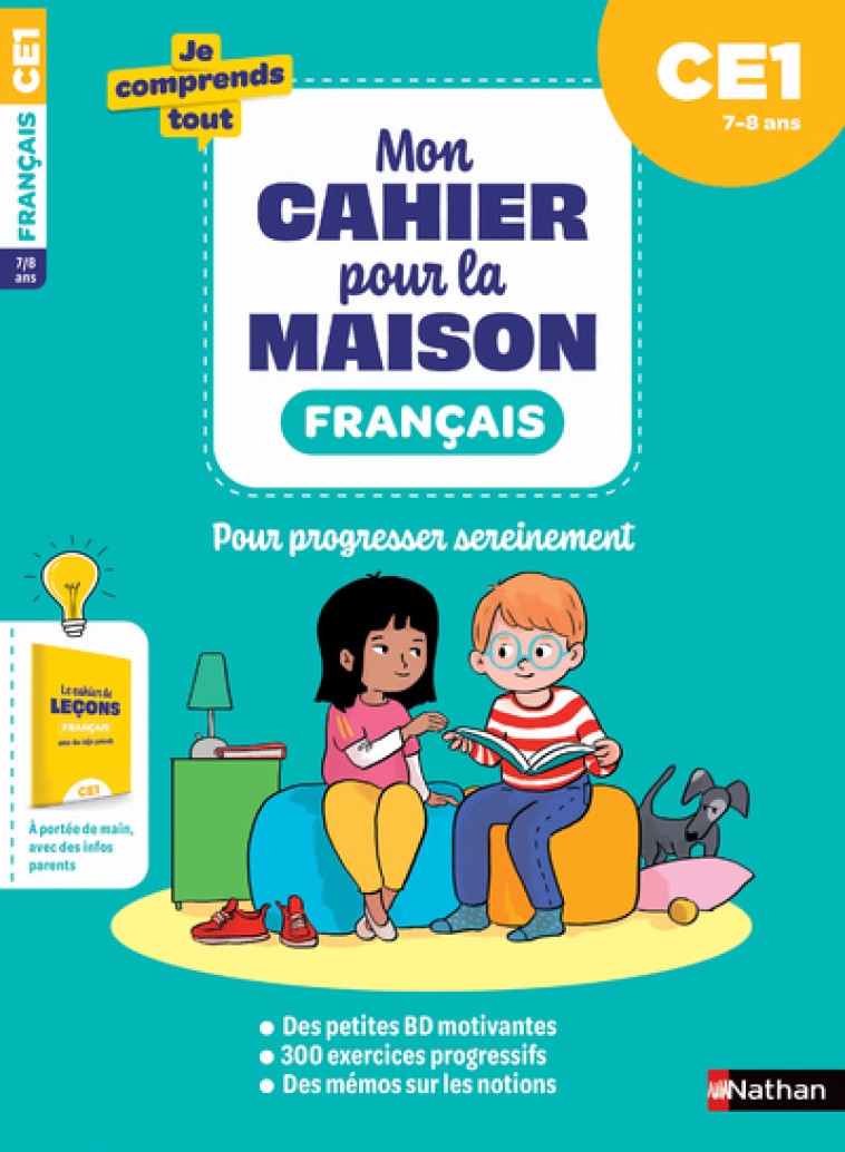 Mon cahier pour la maison - Français CE1 - Isabelle Petit-Jean, Véronique Calle, Candela Ferrandez - NATHAN