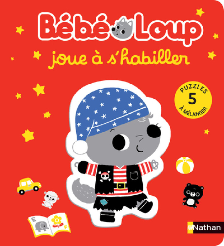 Bébé Loup joue à s'habiller - Puzzles - Emiri Hayashi - NATHAN